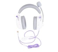 CFTGIW Cuffie da Gioco USB Cablate HiFi 7. Surround con Microfono a Cancellazione di Rumore Cuffie Over-ear Leggere Bianco Nuovo Come Suono Personalizzato Personalizza per Esplorare di più (WHITE)