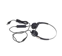 CFTGIW Cuffie Telefoniche Cablate Riduzione del Rumore Controllo Ergonomico del Volume Regolabile Cuffie per Computer USB per Lezioni Online Adotta la Tecnologia di Riduzione del Rumore Intelligente