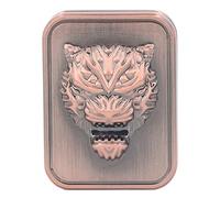 CFTGIW Cursore a Spinta in Metallo Teschio Magnetico Portatile Inciso Fare su Antistress Fidget Slider Giocattolo per Ufficio Viola Bronzo Abitudini di Smettere può Viaggiare Contro l'ansia