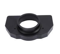 CFTGIW Cuscinetto della Staffa del Volante dello Sterzo Cuscinetto in Lega in Lega di Alluminio per Modifica di Riparazione della Ruota da Corsa SIM Silver RUORE BEFFE SCORGGIATO (BLACK)