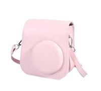 CFTGIW Custodia in Pelle PU con Tracolla per Fotocamera Mini 11Bianco di Spalla La Lattina con Cinturino Alto La Tracolla in Metallo con Fibbia Borsa in Pelle PUCustodia per Mini Fotocamera (PINK)