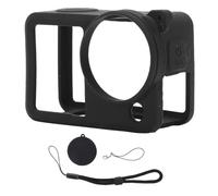 CFTGIW Custodia Protettiva in Silicone, Copertura Antigraffio Antiurto per Fotocamera Action 6 con Cordino, Guscio di Precisione, Rivestimento Superficiale Antiscivolo