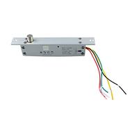 CFTGIW DC 12V 5 Linee Serratura Elettrica Catenaccio a Caduta Stretta con Ritardo Display LED per Controllo Accessi Ingresso Porta Spegnimento Blocco Corrente Operativa della Serratura (Blocco