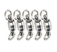 CFTGIW di Rotazione del Cuscinetto in Acciaio Inossidabile Bidirezionale Connettore Ad da 8 Parole Accessori per la Pesca di Vita più Lungo Senza Fornire Materiale Alto Realizzato in Acciaio e