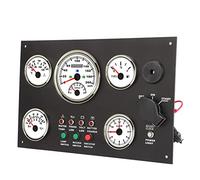 CFTGIW Display Temp Display Temp per Pressione del Motore dello Strumento Marino con Crisi Rossa a Bassa tensione. (24V)