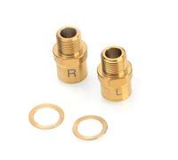 CFTGIW Estensore per Pedale Bici Adattatori per Pedali Bici Albero di Estensione Pedale per da Strada Attrito e Lunghezza dell'Albero della Ruota Migliora lo Sforzo del dell'Estensore (20MM)