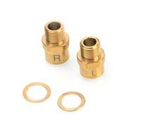 CFTGIW Estensore per Pedale Bici Adattatori per Pedali Bici Albero di Estensione Pedale per da Strada Attrito e Lunghezza dell'Albero della Ruota Migliora lo Sforzo del dell'Estensore (16mm)