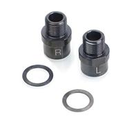 CFTGIW Estensore per Pedale Bici Adattatori per Pedali Bici Albero di Estensione Pedale per da Strada Attrito e Lunghezza dell'Albero della Ruota Migliora lo Sforzo del dell'Estensore (16mm)