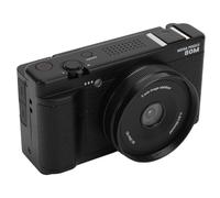 CFTGIW Fotocamera Digitale 5k da 80 MP con Zoom 18x, Schermo di Ribaltamento, Luce di Riempimento a LED, Ideale per Principianti di Vlog, Fotografi di Viaggio, Memorie di Famiglia, (BLACK)