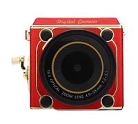 CFTGIW Fotocamera Digitale retrò con Messa a Fuoco Automatica da 56 MP e Filtro per Pellicola per Fotografie Nostalgiche Design Compatto Video 2,7K (rosso)