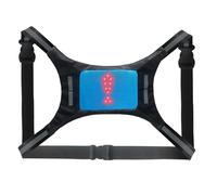 CFTGIW Gilet Riflettente a LED Telecomando Ricaricabile USB Indicatore di Direzione Gilet Luminoso per Bicicletta di Avvertimento per Il Tuo Ciclo Assemblato o sulla Bici Regolata Questo LED può