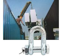 CFTGIW Grillo di Ancoraggio Tipo Ad Zincato in Acciaio Legato per Carichi Pesanti con Parti della Macchina per il Sollevamento di DadiLa Lavorazione del Grillo di Ancoraggio 2 Pezzi 2T Garantisce (2T)