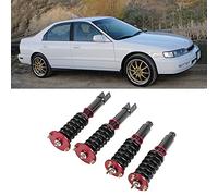 CFTGIW Kit di Abbassamento Sospensione Coilover 4 Pezzi Adatto per 90-97 Regolabile in Altezza Regolabile Anteriore Posteriore Chiuso a Questo è un Kit Completo di Ammortizzatori Shock DamperCar
