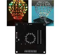 CFTGIW Kit Sfera Verticale con Luce USB 5V Progettato da Scheda PCB Luce LED Colorata Le modalità Innovative della Sfera con Spettro Musicale Sono 3 + 1 Altri di Animazione e Animazione Offline di