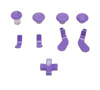 CFTGIW Levette di Ricambio in Metallo per Controller Serie 2 Include 4 Joystick 4 Paddle Sostituzione dei Pad Standard per Levette di Ricambio in Metallo Seri Paddle per Levetta (PURPLE)