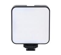 CFTGIW Luce Video RGB Luce per Fotocamera a LED Fotografica Portatile a Colori con 3 Supporti per Pattini Freddi/Foro per Vite da 4 Pollici 1200 MAh CRI 95+ 3000-6500 K Effetti FX Video RGB Bianca