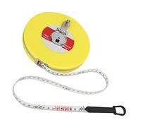 CFTGIW Metro a Nastro in Fibra di Vetro, Righello Flessibile, a Forma di Disco, Strumento di Misurazione Industriale, 30 Metri e Protezione dall'abrasione. Metro a NastroNastro in Fibra di Vetro. a