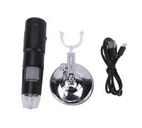 CFTGIW Microscopio Digitale da 50x a 1000X WiFi 360 ° Altezza Rotante Al Microscopio a Lenti HD Regolabile con 8 LED LED per Circuiti Antiques