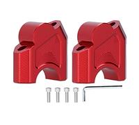 CFTGIW MOTORE ROSSO ROSSO 28 Mm Reser Manubrio Adatto per TRK251/502C/TRK502/502X/CUB BJ500/752S Effective Motorcycle Handlebar Spacer Kithandle Flampicus