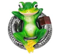 CFTGIW Ornamenti per Laghetto Colorfast Statua da Giardino Galleggiante Facile da Usare per il Giardino di Casa, Adagiato Sul Cortile degli Pneumatici, Aggiunge Modo Alle Rane e Alla Scena di Vivere