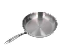 CFTGIW Padella in Acciaio Inossidabile Addensato in Acciaio Inossidabile 304 Non Rivestito Padella in a 3 Strati per Frittata Alta 11,81 Pollici e Quale Servizio di Costruzione Ha Reso Questo (30 cm)