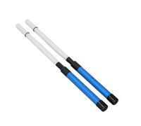 CFTGIW Pennelli P Jazz ABS Nylon Wire Portili Portanti B Accessori per Strumenti a Percussione Rosso Brushspercussion Brushnylon B S Brushnylon Wire Brushjazz Brush. (blu e bianco)