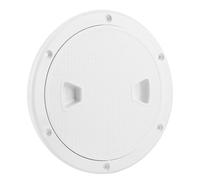 CFTGIW Piastra di Coperta per Accessori per Barche da 6 Pollici Copertura Bianca Anticorrosione per Boccaporto Perfetta Aderenza All'accesso