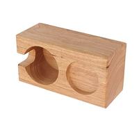 CFTGIW Porta Pressino per caffè Distributore in Faggio Portaoggetti Accessori Bar per Pressino da 58 Mm Marrone Resistente e Ambientale una Vita il in Materiale Premium Realizzato in Faggio è caffè