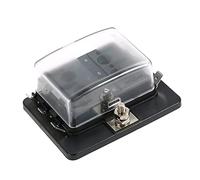 CFTGIW Portafusibili Mini Lama a 6 Vie APM ATM 5A 10A 25A per Auto Barca Marine Trike 12V 24V e Come Fusibile Come Portafusibile Positivo Fusibile Numerato a 6 Vie Marca WayMini Vane/Wing FuseFuse