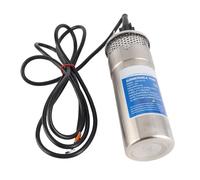 CFTGIW Pozzo Sommergibile 24 V 5 A 12 LPM Flussi Massimi Alimentatori Multipli Pompa Solare da 12 Litri Pompa per Pozzo in Acciaio Inossidabile Rapida per Alimentare la Batteria dei Pannelli con il