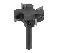 CFTGIW Punta per Fresa per Superficie Spoilboard Gambo 8 Mm 4 Scanalature Lastra in Carburo Cementato per Appiattimento Punta per Fresa per Fresatura per Saldatura di una per Fresatura per