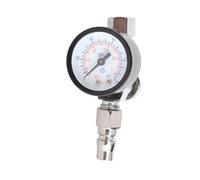 CFTGIW Regolatore di Spruzzo con Manometro Diaframma Cont Regolatore di Spruzzo con Manometro, Controllo Diaframma, 0-150 PSI, Costruzione in Lega di Zinco, di Inl da 1/4"
