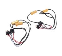 CFTGIW Resistore LED Resistore Resistore Resistente Decoder Anti Flicker Errore Cancellatore 50W 6ohm Spina e Gioco con Rame ABS Resistente Al Calore per Lampadine a LED Luce di