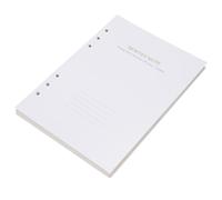 CFTGIW Ricarica per Quaderno a Fogli Sciolti 6 Pagine Interne a Righe Vuote Ricarica per Quaderno a Fogli Sciolti per 6 Pagine Interne a Righe Vuote con 4 Ricariche per Penne Incluse, per Quaderni a