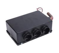 CFTGIW Riscaldatore per Camion per Auto DC24V 500W a Basso Rumore 3 Porte 80CFM Flusso d'Aria 8500BTU Riscaldatore Portatile per Parabrezza per Auto Sbrinatore Caratteristiche Rame e Alluminio CAS