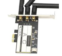 CFTGIW Scheda Wireless 802.11AC WiFi + per 4.0 Scheda WLAN Desktop PCI E + 3 Antenne BCM943602CS La Dotata Istantaneamente di IC per La continuità Supporta La Commutazione X E