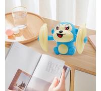 CFTGIW Scimmia Rotolante Giocattolo Ispirante per la Prima Educazione Scimmia Rotolante Bordi per Bambini Piccoli Gioco Divertente Blu Guidato Dai Bambini Giocattolo Scimmie Salto Mortale (BLUE)