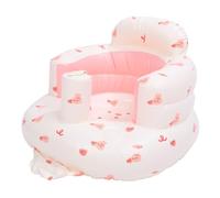 CFTGIW Seggiolino GONFIABILE per Bambini con Pompa d'aria Supporto per la Schiena per Neonati Divano con Stampa Coniglietto Sedia GONFIABILE per Sedersi SEDILE Gambe Laterali per Bambini Speciale