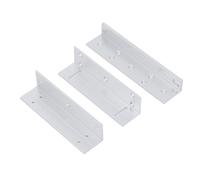 CFTGIW Serratura Magnetica Elettrica Staffa Z L 180KG Forza di Tenuta 168mm Lega di Alluminio Staffa di Bloccaggio Elettromagnetica Set per Porta Interna Serratura in Lega di Alluminio Premium el