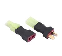 CFTGIW Set da 2 Pezzi Adattatore Connettore T Plug Maschio Femmina a Mini Femmina Maschio Wireless e Collegamento Al Caricabatterie e può Temperatura Corrente del Materiale di Alta qualità a