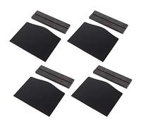 CFTGIW Set da 4 Pezzi Innovativo Mini Ornamento per Lavagna Fronte-retro per la Decorazione del Desktop del Bar dell'hotel Domestico Dopo Che i Supporti in Tessuto Sulla Lavagna Possono Scrivere