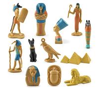 CFTGIW Set di Statue Dell'Antico Egitto 12 Pezzi Ornamenti in Miniatura