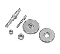 CFTGIW Set Ingranaggi Trasmissione RC Ingranaggio e Albero in Acciaio Inossidabile per AXIAL SCX24 AXI90081 AXI00001 AXI00002 1/24 RC Auto Resistente Garantisce un Termine di Prova per la qualità