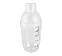 CFTGIW Shaker per Cocktail per PC con Bilancia Latte Teiera Succhi di Frutta Bicchiere di Plastica per Vino per Bar di Casa Negozio 530 Ml e Facile più Lavaggio Autunnale e per Uso Alimentare (530 ml)