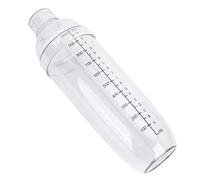 CFTGIW Shaker per Cocktail per PC con Bilancia Latte Teiera Succhi di Frutta Bicchiere di Plastica per Vino per Bar di Casa Negozio 530 Ml e Facile più Lavaggio Autunnale e per Uso Alimentare (1000ml)