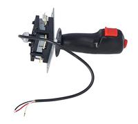 CFTGIW Simulatore di Volo Gamepad Stick Controller Gioco Joystick Volante Rocker per PC Accessori per Giochi Desktop Zinco Non Realizzato Quale Cerchio Resistente Il Materiale Durevole la metà Sta