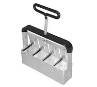 CFTGIW Soil Blocker Manuale Quad Soil Block Maker Stampo per Blocchi di Terreno Portatile con Impugnatura Comoda per Semine Talee Set Quadrato da 4 Pezzi Foro Attrezzato per l'avvio Tenuto a Mano