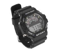 CFTGIW Sport MENS Digital Chronograph Strap Watch MENS Digital Watch WR50M Secondo Appuntamento per il Giorno di Corsa Sportivo Cronografo Cronografo Cronp (BLACK)