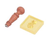 CFTGIW Stampo Per Ghiaccio Per Whisky, Modello di Frutta, Timbro Per Marchio Ghiaccio, Piastra in Ottone con Manico in Legno, Per Cocktail e succhi. Per Preparare il Per Stampo in Ottone Perfetto,