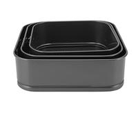 CFTGIW Stampo per Torta Springform Quadrato Impedisce Che Si Attacchino Fondo Rimovibile Stampo per Cheesecake a Tenuta Stagna per Cheesecake, Pizza, Pane 22/24/26 Che Non è Sicuro, Rivestimento